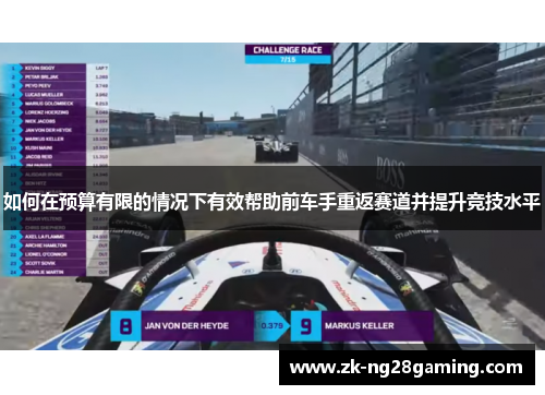 如何在预算有限的情况下有效帮助前车手重返赛道并提升竞技水平