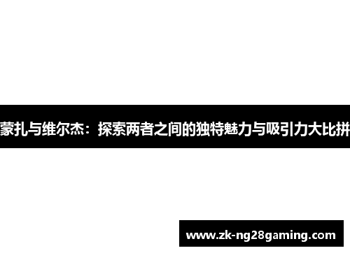 蒙扎与维尔杰：探索两者之间的独特魅力与吸引力大比拼
